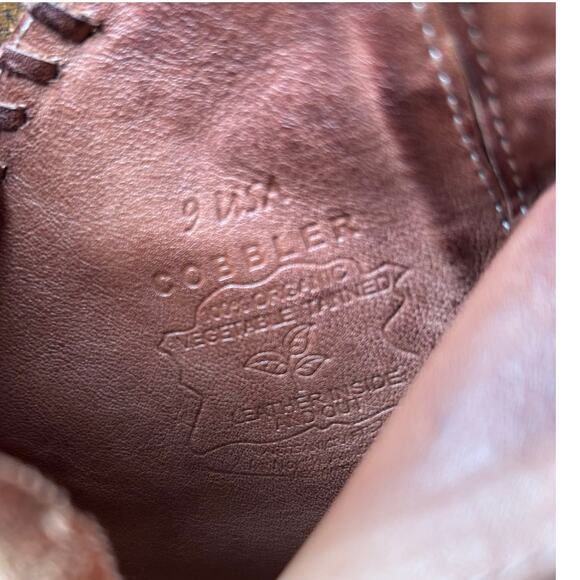 BED|STU Carla Teak MD Leather Ankle Boots Sz 9 Brown Suede Whipstitch Bootie‎ - Picture 4 of 12